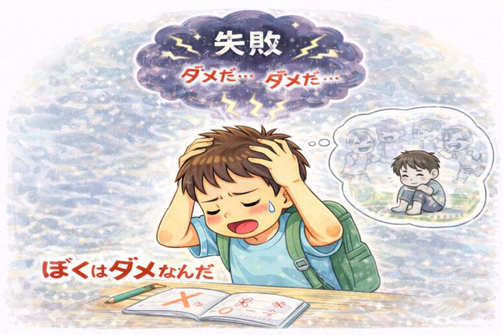 キンダーヴィレ｜失敗＝自分の責任と自己否定してしまいがち