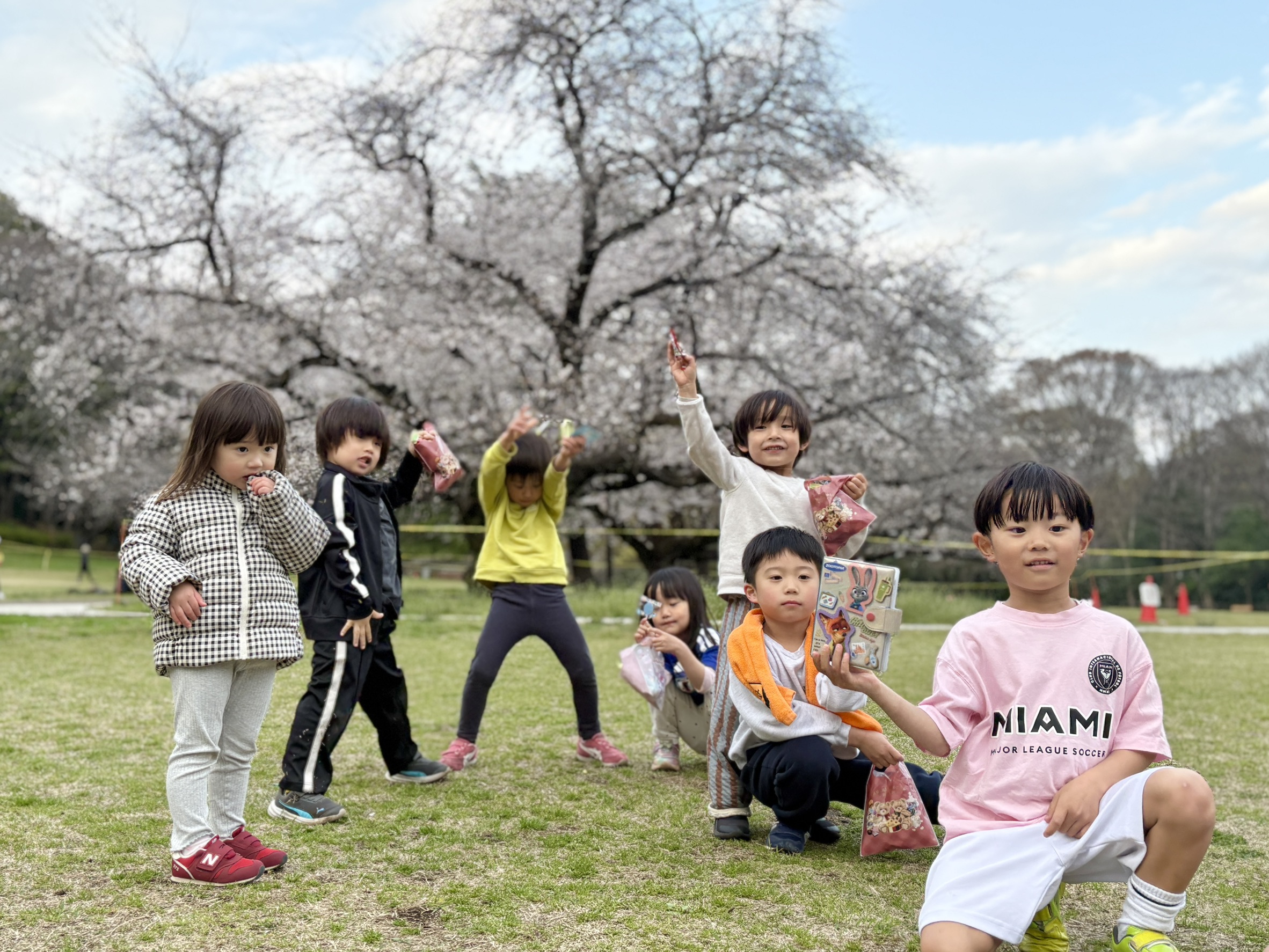 世田谷はじめてサッカー教室の集合写真
